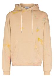 tie-dye cotton jersey hoodie