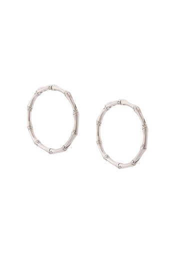 John Hardy Bamboo medium hoop earrings - Silver