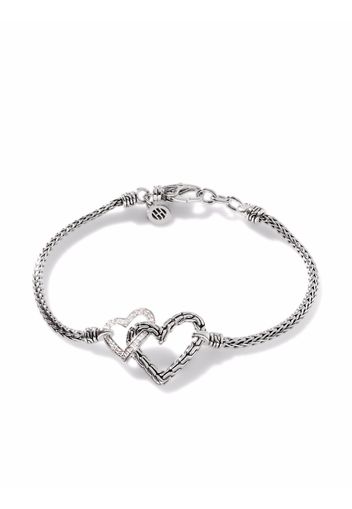 John Hardy Classic Chain Manah diamond pavé bracelet - Silver