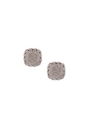 John Hardy Classic Chain square earrings - Silver