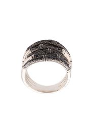 John Hardy Bamboo sapphire ring - Silver