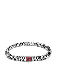 John Hardy silver small Classic Chain reversible bracelet