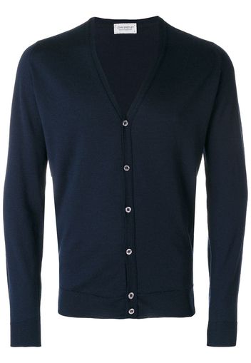 John Smedley V-neck cardigan - Blue