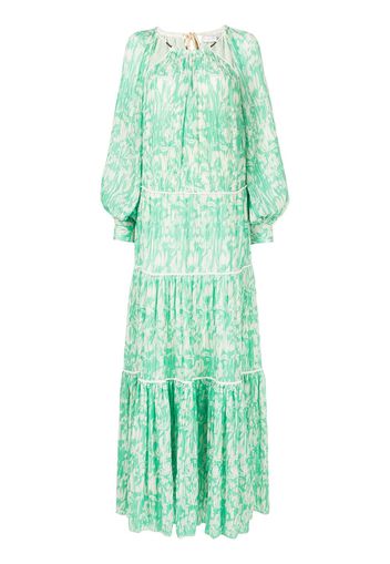 Jonathan Simkhai cut-out neckline long dress - Green