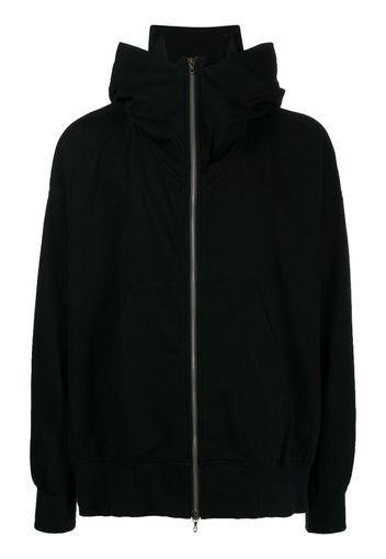 Julius Dusk zipped hoodie - Black