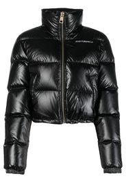 Just Cavalli down funnel-neck jacket - Black