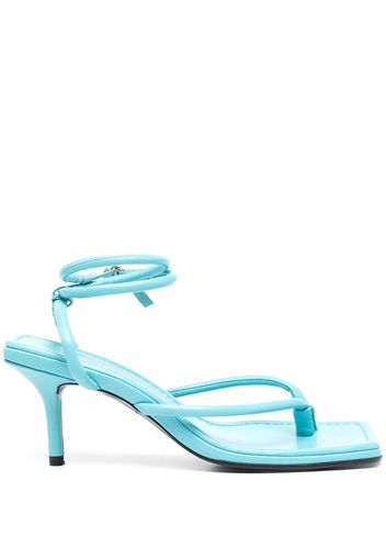 Juun.J padded thong-strap sandals - Blue