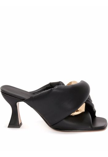 JW Anderson Chain Twist heels - Black