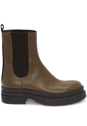 JW Anderson calf leather Chelsea boots - Green