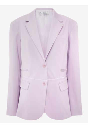 JW Anderson Deconstructed blazer jacket - Pink