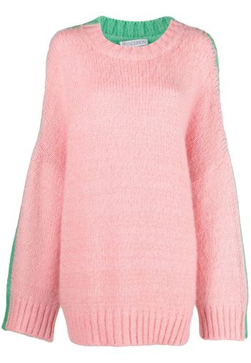 JW Anderson colour-block crew-neck jumper - Pink