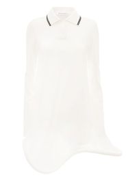 JW Anderson Bumper-Tube polo minidress - White