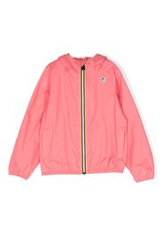 K Way Kids Le Vrai hooded zip jacket - Pink