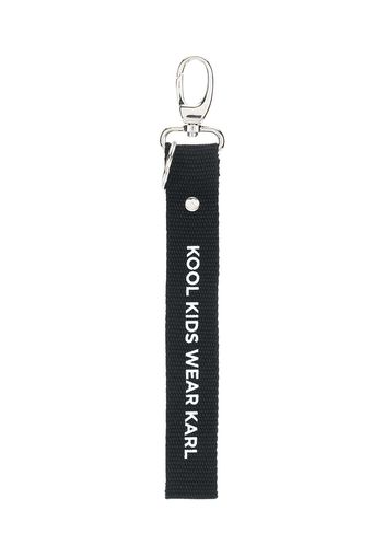 Karl Lagerfeld Kids "kool kids wear karl" keychain - Black