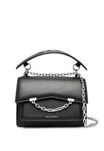 Karl Lagerfeld small chain-detail shoulder bag - Black