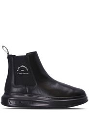 Karl Lagerfeld Kapri leather ankle boots - Black