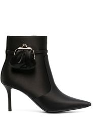 Kate Spade 80mm side pouch-detail boots - Black