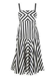 Kate Spade striped midi dress - Black