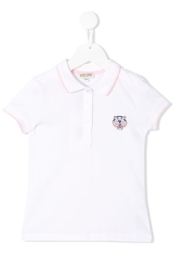 Tiger patch polo shirt