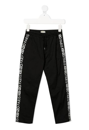logo-tape track trousers
