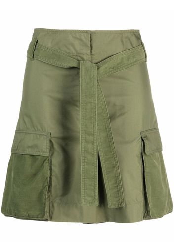 Kenzo high-waist cargo shorts - Green