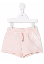 Kenzo Kids logo-print shorts - Pink