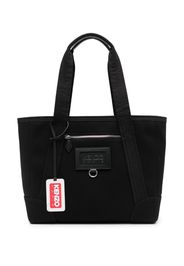 Kenzo logo-patch canvas tote bag - Black
