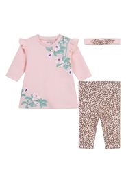 Kenzo Kids jersey dress and leggings set - Pink