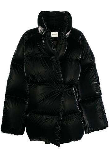 KHAITE Mott high-shine puffer coat - Black