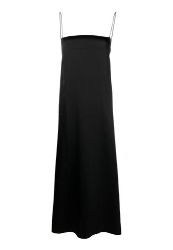 KHAITE The Sicily silk slip dress - Black