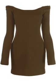 KHAITE Octavia long-sleeve dress - Green