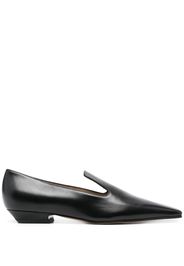 KHAITE The Marfa square-toe loafers - Black