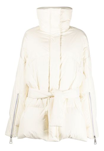 Khrisjoy New Iconic belted puffer jacket - Neutrals