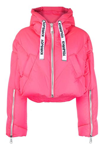 Khrisjoy cropped puffer jacket - Pink