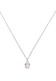 18kt white gold amethyst pendant necklace