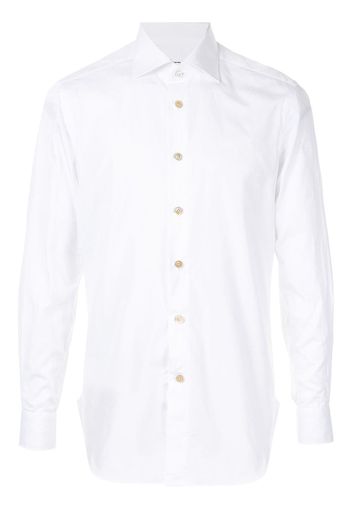 Kiton poplin shirt - White