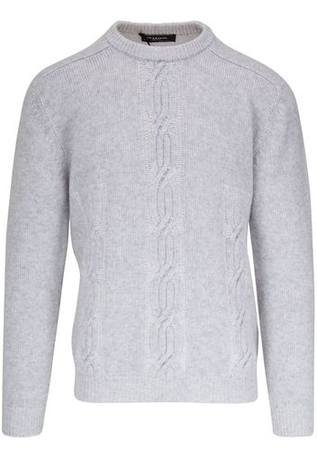 Kiton crewneck cashmere jumper - Grey