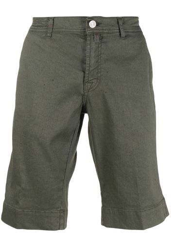 Kiton knee-length chino shorts - Green