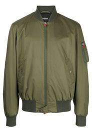 Kiton sleeve pocket bomber jacket - Green