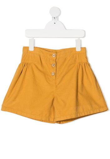 high-rise corduroy shorts