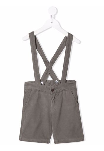 Knot Nobu dungaree shorts - Grey