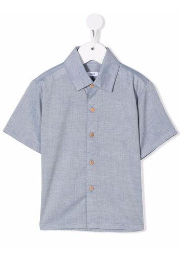 Knot short sleeve shirt - Blue