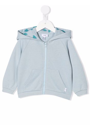 Knot Georgia zip-up hooded jacket - Blue