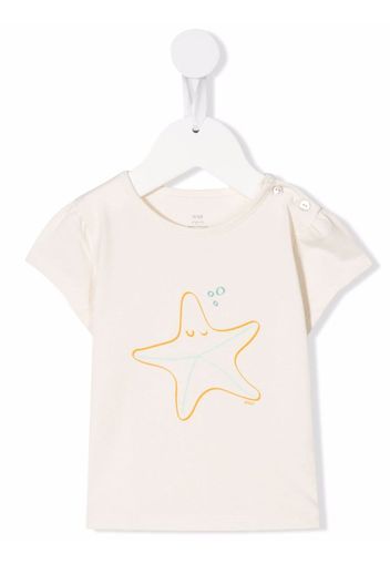 Knot Starfish graphic-print T-shirt - Neutrals