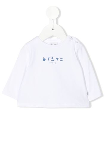 Knot Brave stretch-cotton T-shirt - White