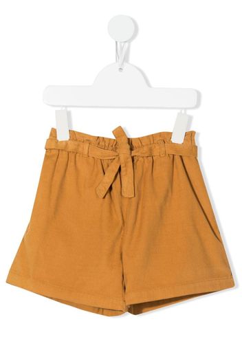 Knot Mattea corduroy shorts - Yellow