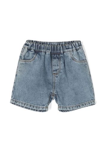 Knot Spike denim shorts - Blue