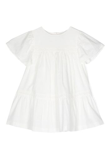 Knot Florence short-sleeve dress - White