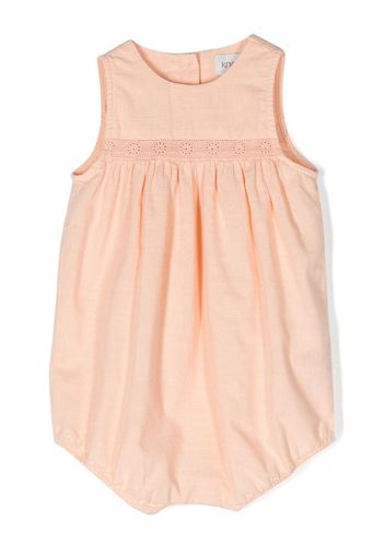 Knot Lorelai sleeveless romper - Orange