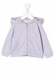 Knot zip-up hooded jacket - Grey